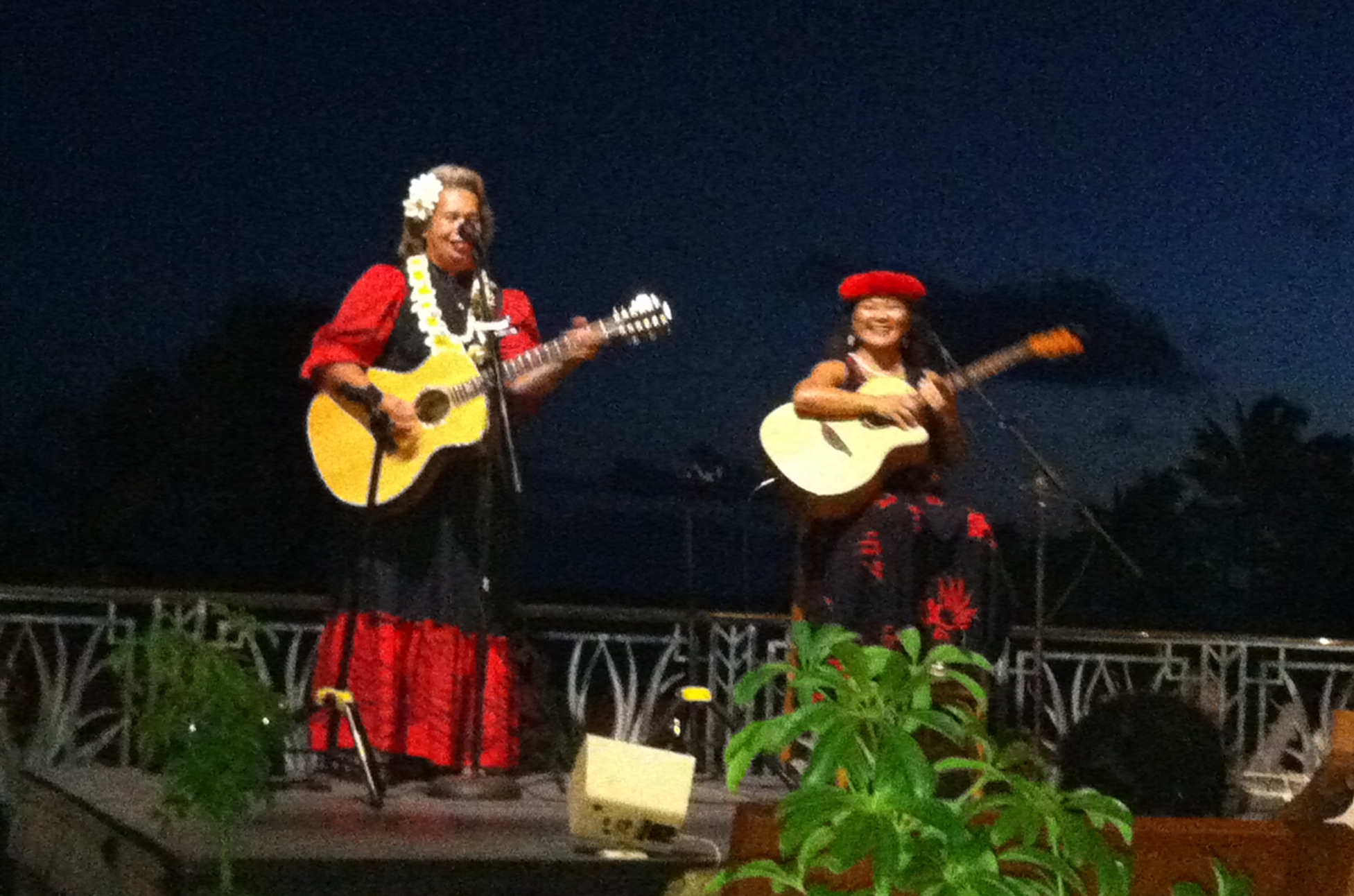 Haunani and Leilani at Hyatt