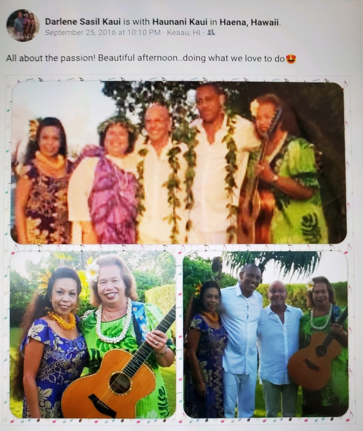 Haunani Kaui at Haena