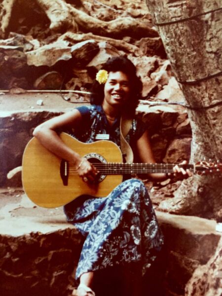 Haunani Kaui at Smiths Tropical Paradise 1981