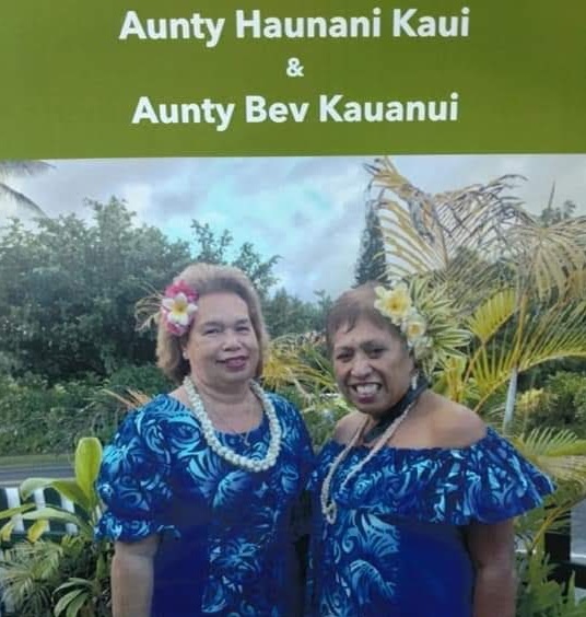 Aunties Haunani and Bev